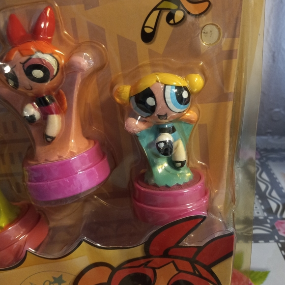 Vntg 2000 The Powerpuff Girls Action Stampers Collector's Pack New - Picture 5 of 11